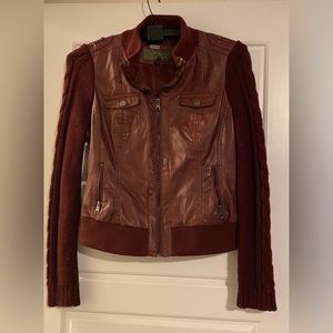 Ci Sono Faux Leather Jacket